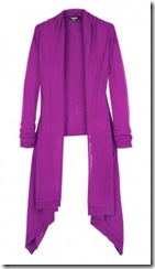 colour purple cardigan